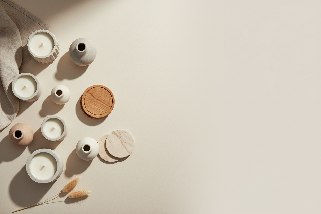 Premium minimal home decor hero banner